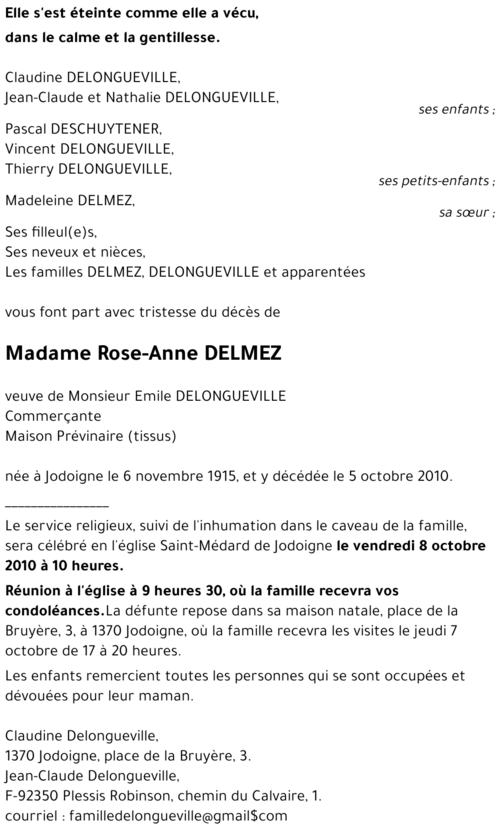 Rose-Anne DELMEZ