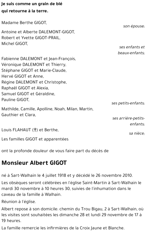 Albert GIGOT