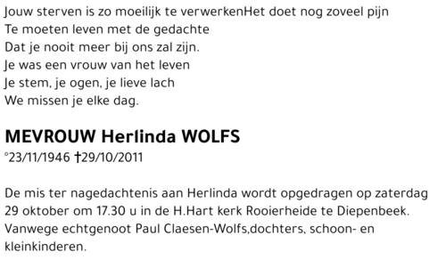 Herlinda Wolfs
