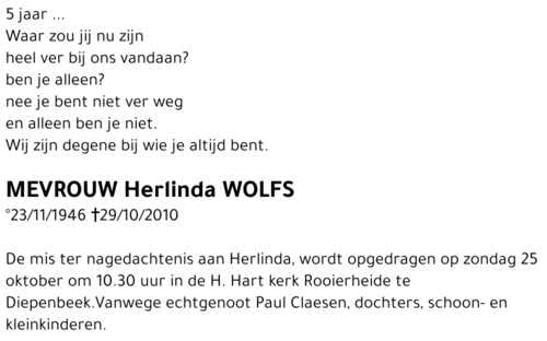 Herlinda Wolfs