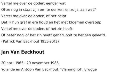 jan van Eeckhout