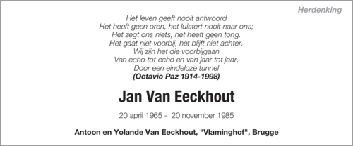 jan van Eeckhout