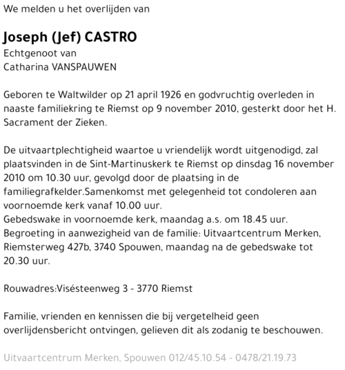 Joseph Castro