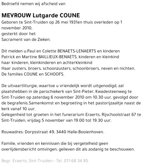 Lutgarde Coune