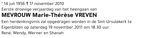 Marie-Thérèse VREVEN