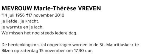 Marie-Thérèse VREVEN
