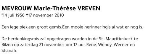Marie-Thérèse VREVEN