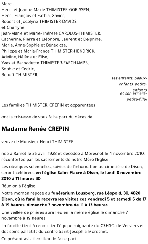 Renée CREPIN