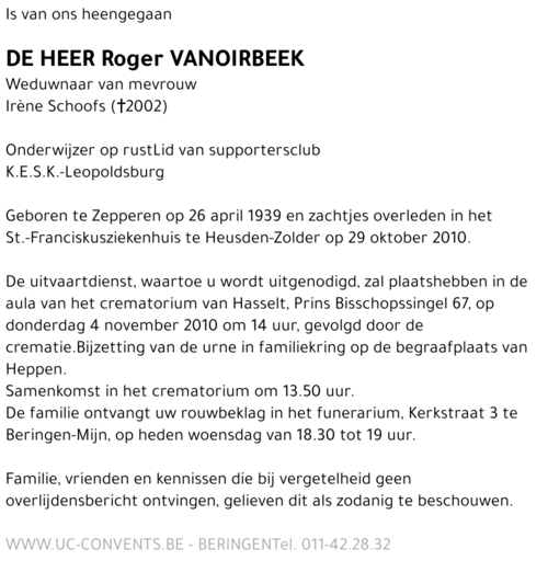 Roger Vanoirbeek
