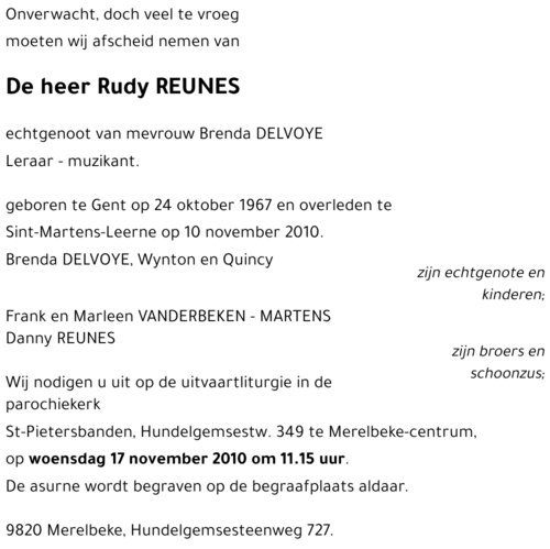 Rudy REUNES
