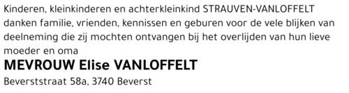 Elise Vanloffelt