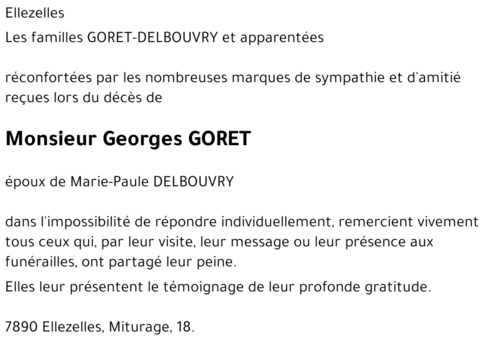 Georges GORET
