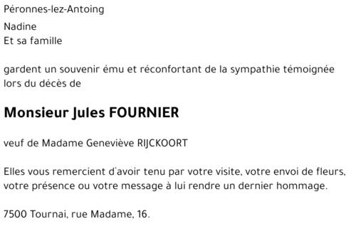Jules FOURNIER