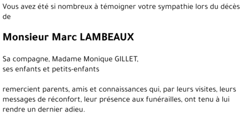 Marc LAMBEAUX