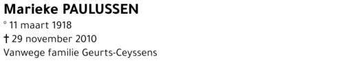 Marieke Paulussen