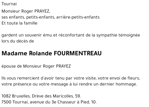 Rolande FOURMENTREAU