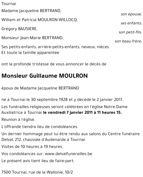 Guillaume MOULRON