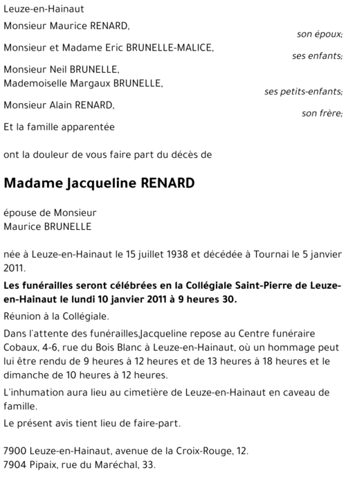 Jacqueline Renard