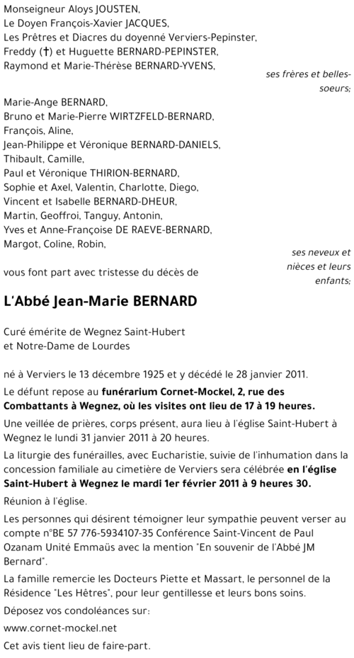 Jean-Marie BERNARD