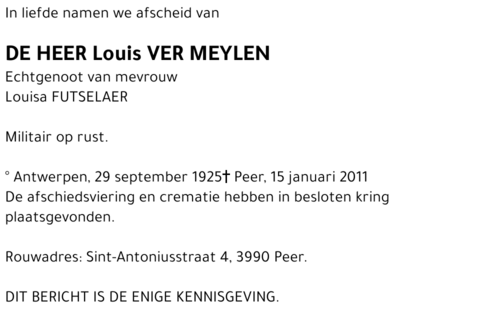 Louis Ver Meylen