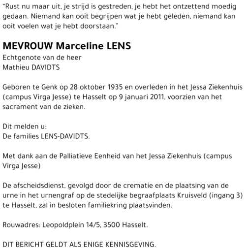 Marceline Lens