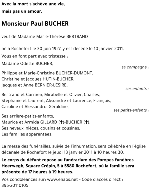 Paul BUCHER