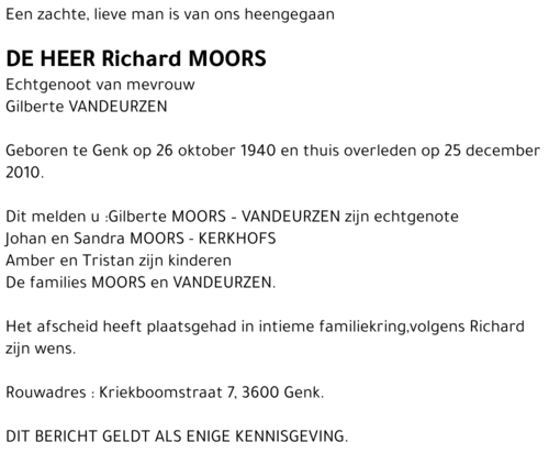 Richard Moors