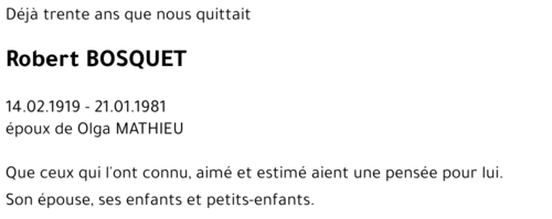 Robert BOSQUET