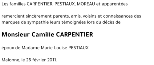 Camille CARPENTIER