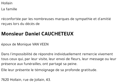Daniel CAUCHETEUX
