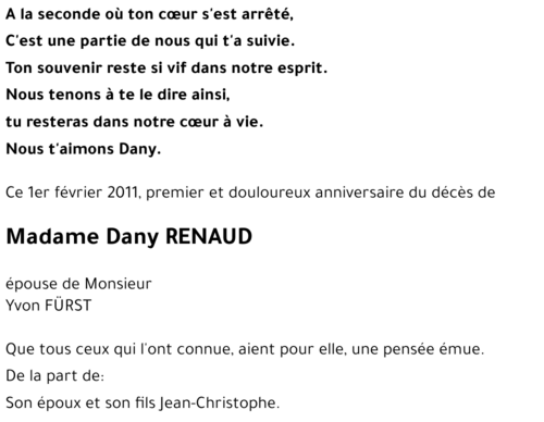 Dany RENAUD