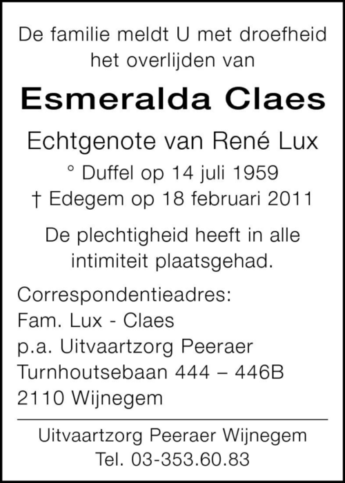 Esmeralda Claes
