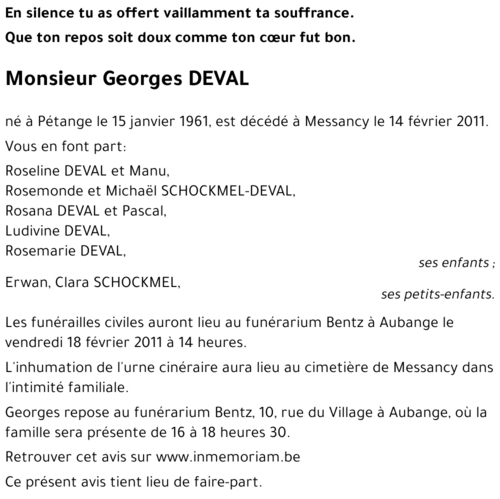 Georges DEVAL