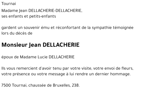 Jean DELLACHERIE
