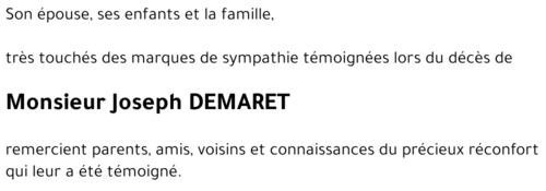 Joseph DEMARET