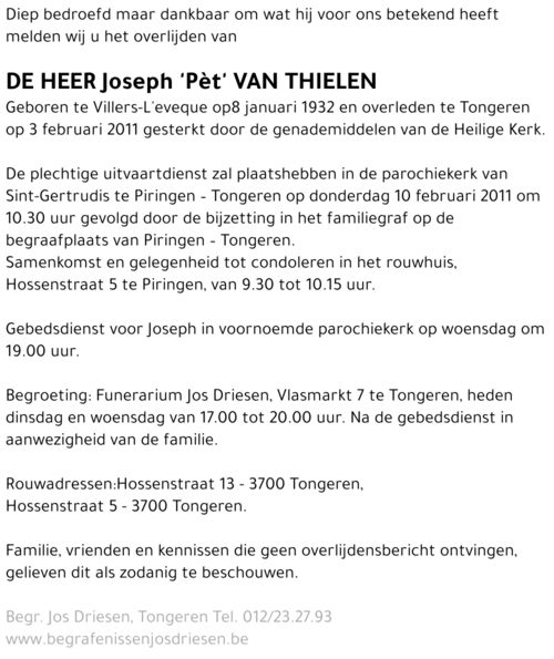 Joseph Van Thielen