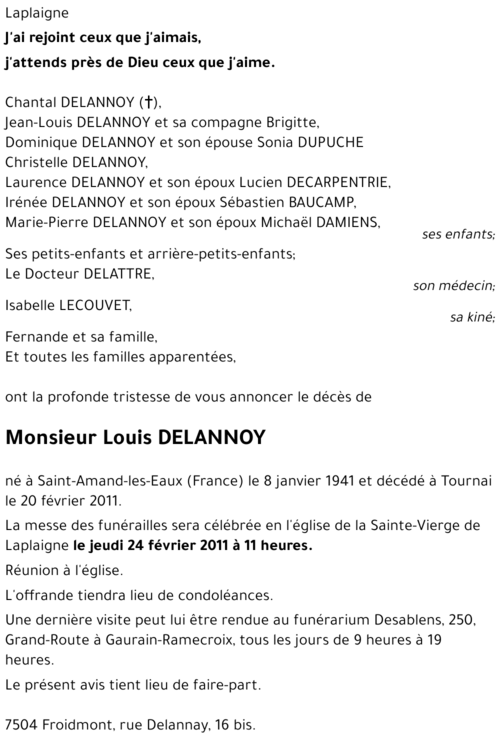 Louis DELANNOY