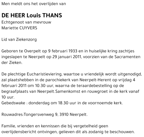 Louis Thans
