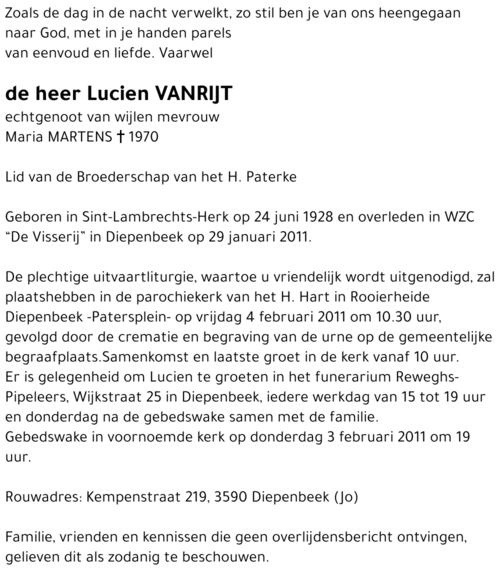 Lucien Vanrijt