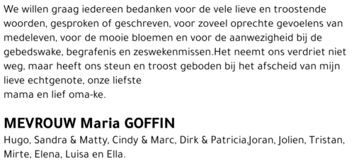 Maria Goffin