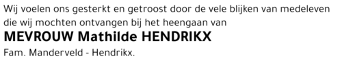Mathilde Hendrikx