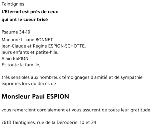 Paul ESPION