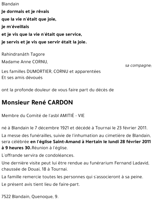 René CARDON