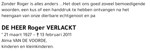Roger VERLACKT