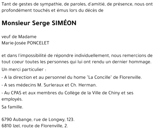 Serge SIMEON