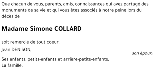 Simone COLLARD