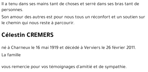 Célestin CREMERS
