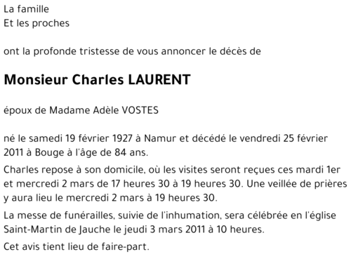 Charles LAURENT
