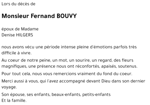 Fernand BOUVY