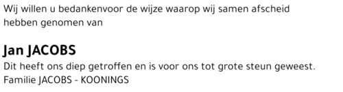 Jan Jacobs